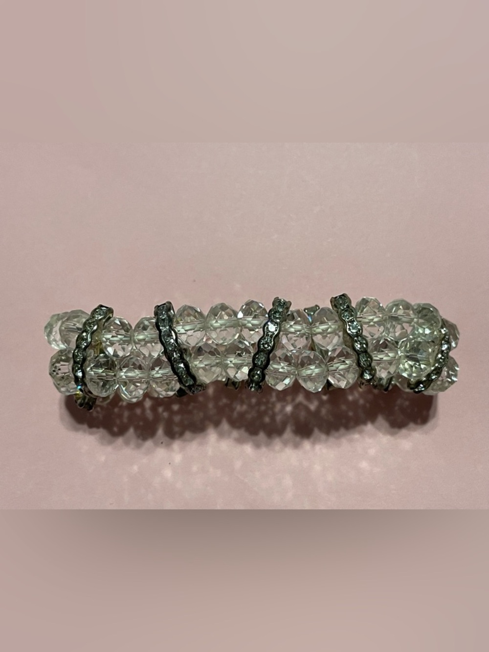 Vintage Crystal Rhinestone Stretch Bracelet #7714